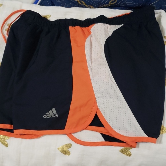 Adidas  athletc shorts Orange and black small - Picture 5 of 8